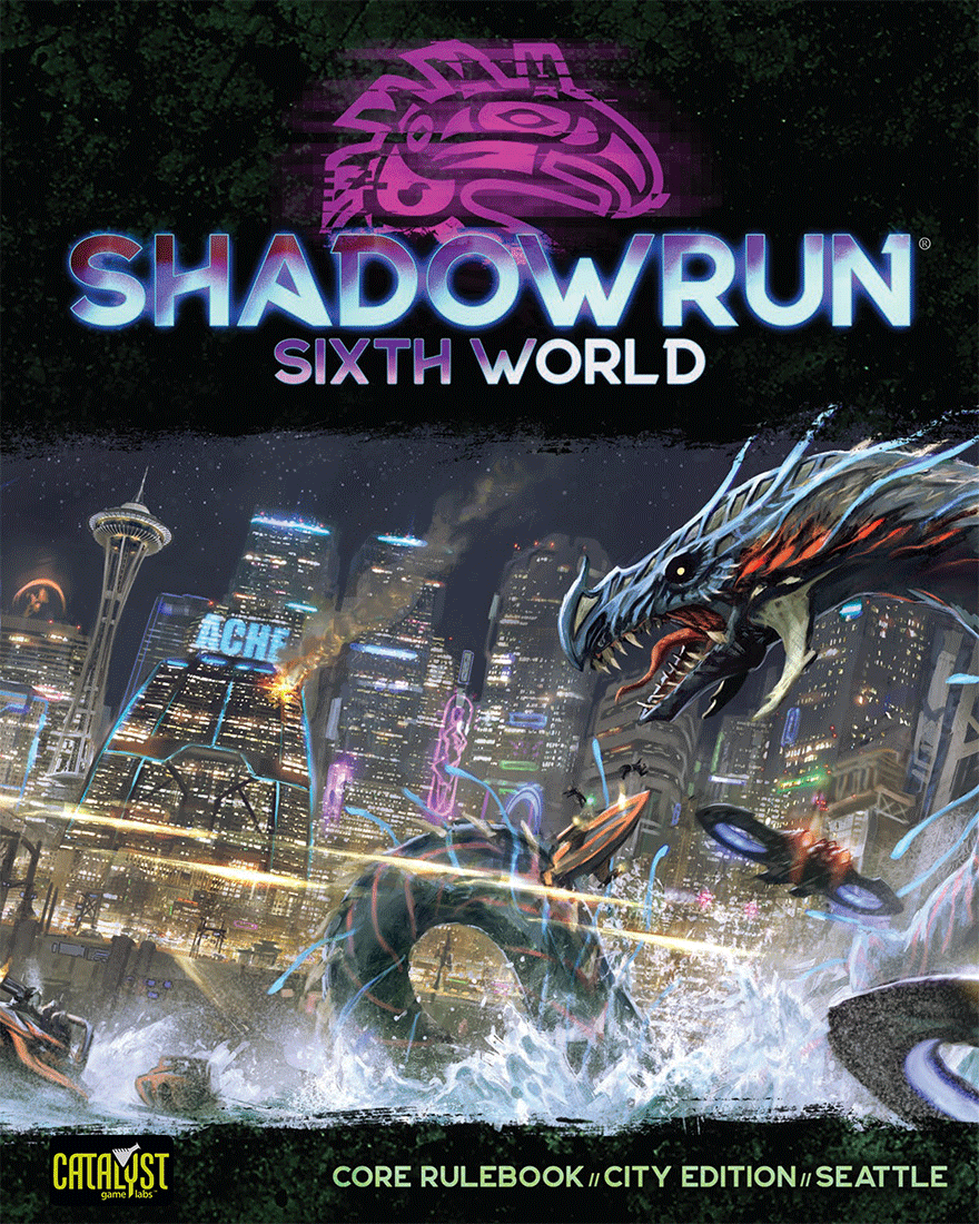Shadowrun: Sixth World Core Rulebook: City Edition: Seattle – Catalyst Game  Labs Store